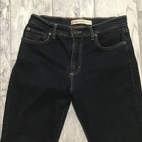 Vitamin A Italy 42 / 6 High Rise Jeans Boot Cut - Picture 2 of 5